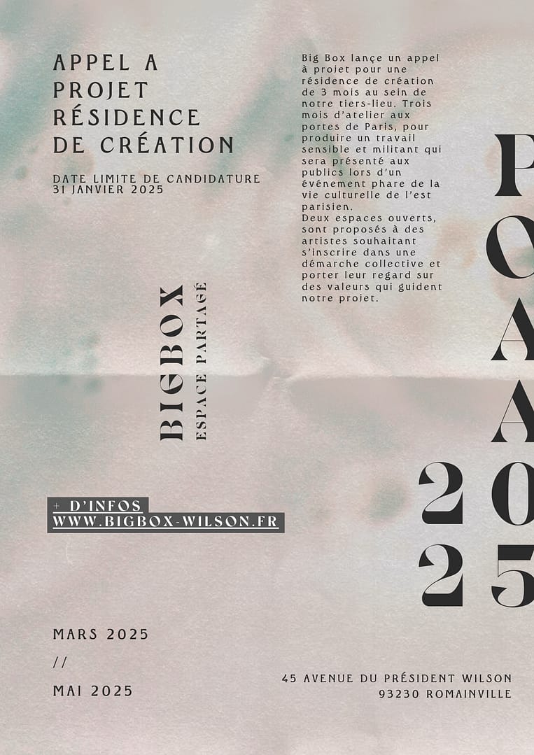 residence de creation 2025