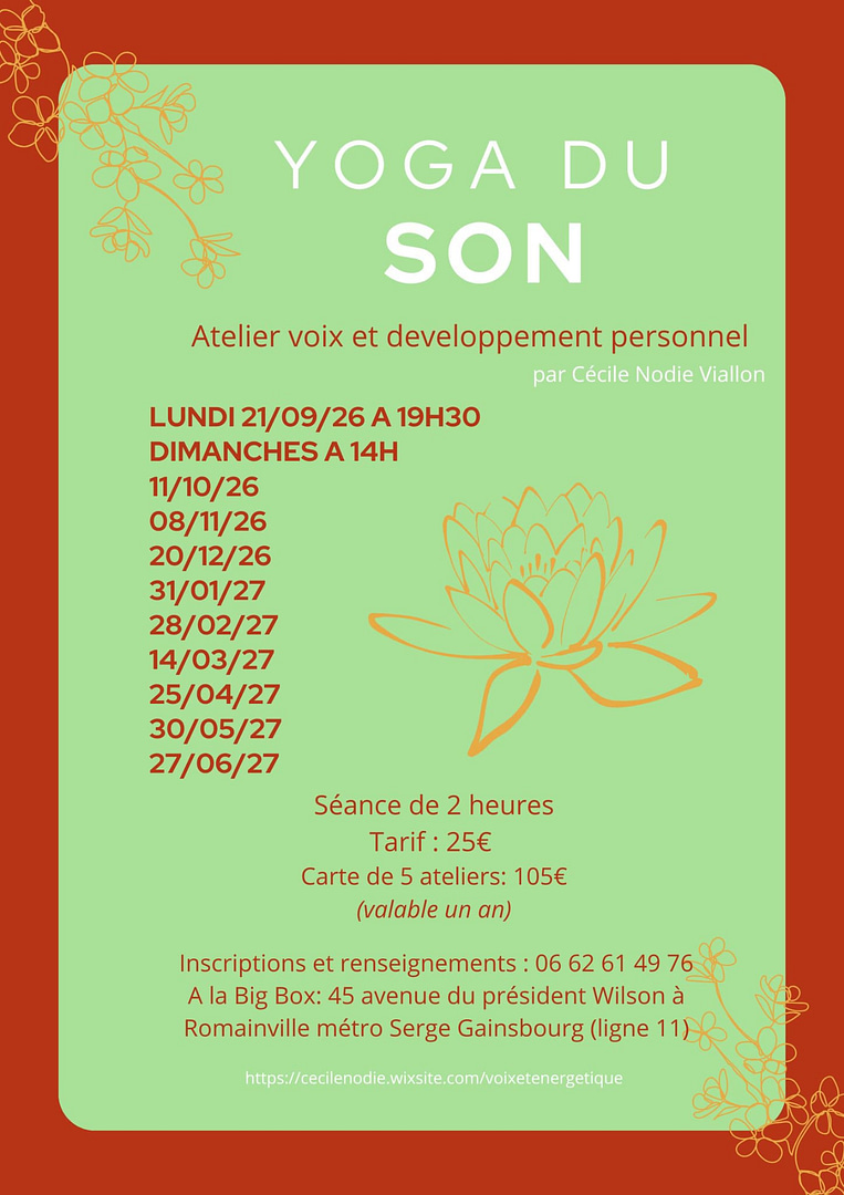 Yoga du son à Romainville Yoga du son à Romainville